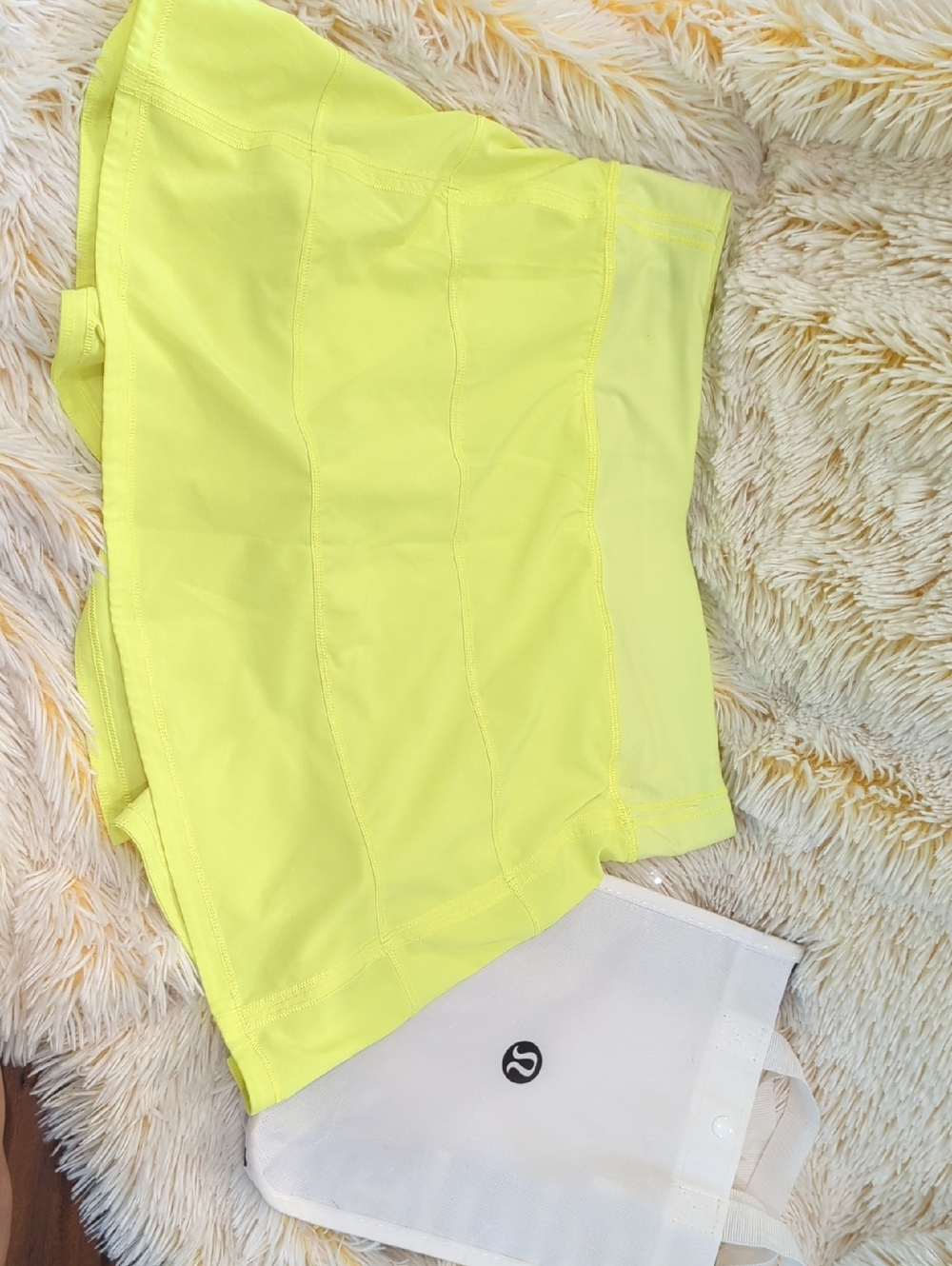 ❣️👗❣️Lululemon Pace Rival Tennis Golf Running Skirt Mid-Rise Neon Yellow❣️👗❣️
